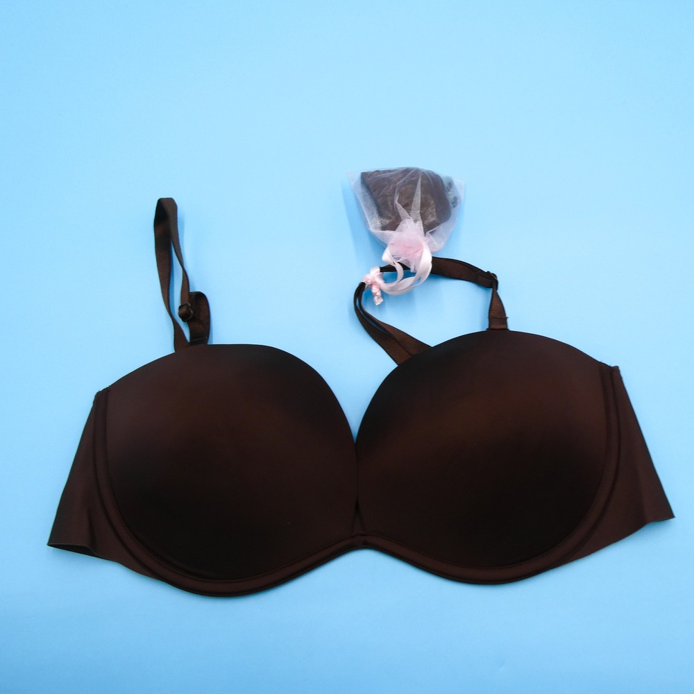 Victoria's Secret Multi-Way Bra Womens 38C Strapless Brown Polyamide‎ Lingerie